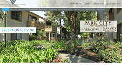 Desktop Screenshot of parkcityapthomes.com